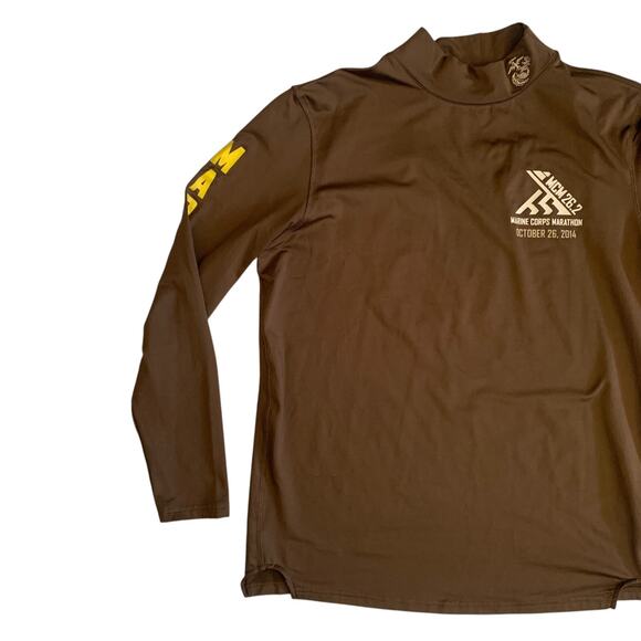 Marine Corps Marathon 2014 Men's Size L Long Sleeve Pullover T-Shirt - Picture 8 of 16